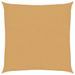 Voile d'ombrage 160 g/m² carré sable 3x3 m PEHD - Photo n°2