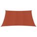 Voile d'ombrage 160 g/m² carré terre cuite 4,5x4,5 m PEHD - Photo n°2