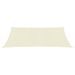 Voile d'ombrage 160 g/m² Crème 2x3,5 m PEHD - Photo n°3