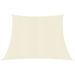 Voile d'ombrage 160 g/m² Crème 3/4x2 m PEHD - Photo n°1