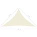 Voile d'ombrage 160 g/m² Crème 3,5x3,5x4,9 m PEHD - Photo n°6