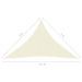 Voile d'ombrage 160 g/m² Crème 3x3x4,2 m PEHD - Photo n°6