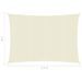 Voile d'ombrage 160 g/m² Crème 3x4,5 m PEHD - Photo n°6