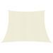 Voile d'ombrage 160 g/m² Crème 4/5x3 m PEHD - Photo n°1