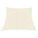 Voile d'ombrage 160 g/m² Crème 4/5x4 m PEHD - Photo n°1