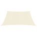 Voile d'ombrage 160 g/m² Crème 4x4 m PEHD - Photo n°3