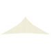 Voile d'ombrage 160 g/m² Crème 4x5x5 m PEHD - Photo n°3