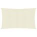 Voile d'ombrage 160 g/m² Crème 5x7 m PEHD - Photo n°1