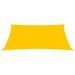 Voile d'ombrage 160 g/m² Jaune 2,5x2,5 m PEHD - Photo n°3