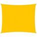 Voile d'ombrage 160 g/m² Jaune 2,5x3 m PEHD - Photo n°1