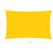 Voile d'ombrage 160 g/m² Jaune 2,5x4,5 m PEHD - Photo n°6