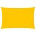 Voile d'ombrage 160 g/m² Jaune 2,5x4 m PEHD - Photo n°1