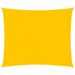 Voile d'ombrage 160 g/m² Jaune 2x2 m PEHD - Photo n°1
