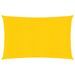 Voile d'ombrage 160 g/m² Jaune 2x4 m PEHD - Photo n°1