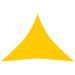 Voile d'ombrage 160 g/m² Jaune 3,6x3,6x3,6 m PEHD - Photo n°1