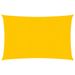 Voile d'ombrage 160 g/m² Jaune 3x5 m PEHD - Photo n°1