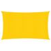 Voile d'ombrage 160 g/m² Jaune 3x6 m PEHD - Photo n°1