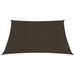 Voile d'ombrage 160 g/m² Marron 2,5x2,5 m PEHD - Photo n°3