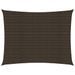 Voile d'ombrage 160 g/m² Marron 2,5x3,5 m PEHD - Photo n°1