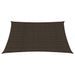 Voile d'ombrage 160 g/m² Marron 2,5x3 m PEHD - Photo n°3