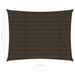 Voile d'ombrage 160 g/m² Marron 2,5x4,5 m PEHD - Photo n°6