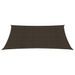 Voile d'ombrage 160 g/m² Marron 2,5x4 m PEHD - Photo n°3