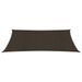 Voile d'ombrage 160 g/m² Marron 2,5x5 m PEHD - Photo n°3