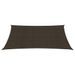 Voile d'ombrage 160 g/m² Marron 2x3,5 m PEHD - Photo n°3