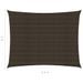 Voile d'ombrage 160 g/m² Marron 2x3,5 m PEHD - Photo n°6