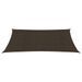 Voile d'ombrage 160 g/m² Marron 2x4,5 m PEHD - Photo n°3