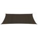 Voile d'ombrage 160 g/m² Marron 2x5 m PEHD - Photo n°3