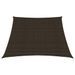 Voile d'ombrage 160 g/m² Marron 3/4x2 m PEHD - Photo n°1