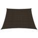 Voile d'ombrage 160 g/m² Marron 3/4x3 m PEHD - Photo n°1
