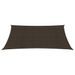 Voile d'ombrage 160 g/m² Marron 3,5x4,5 m PEHD - Photo n°3