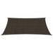 Voile d'ombrage 160 g/m² Marron 3,5x5 m PEHD - Photo n°3