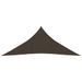 Voile d'ombrage 160 g/m² Marron 3,6x3,6x3,6 m PEHD - Photo n°3