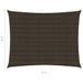 Voile d'ombrage 160 g/m² Marron 3x4 m PEHD - Photo n°6