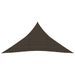 Voile d'ombrage 160 g/m² Marron 3x4x4 m PEHD - Photo n°3