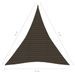 Voile d'ombrage 160 g/m² Marron 3x4x4 m PEHD - Photo n°6