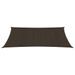 Voile d'ombrage 160 g/m² Marron 3x5 m PEHD - Photo n°3