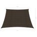 Voile d'ombrage 160 g/m² Marron 4/5x3 m PEHD - Photo n°6