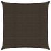 Voile d'ombrage 160 g/m² Marron 4,5x4,5 m PEHD - Photo n°1