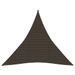 Voile d'ombrage 160 g/m² Marron 4,5x4,5x4,5 m PEHD - Photo n°1