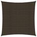 Voile d'ombrage 160 g/m² Marron 4x4 m PEHD - Photo n°1