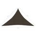 Voile d'ombrage 160 g/m² Marron 4x4x5,8 m PEHD - Photo n°6