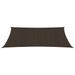 Voile d'ombrage 160 g/m² Marron 4x7 m PEHD - Photo n°3