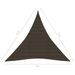 Voile d'ombrage 160 g/m² Marron 5x5x5 m PEHD - Photo n°6