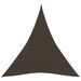 Voile d'ombrage 160 g/m² Marron 5x6x6 m PEHD - Photo n°1