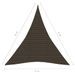 Voile d'ombrage 160 g/m² Marron 5x6x6 m PEHD - Photo n°6