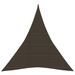 Voile d'ombrage 160 g/m² Marron 5x7x7 m PEHD - Photo n°1